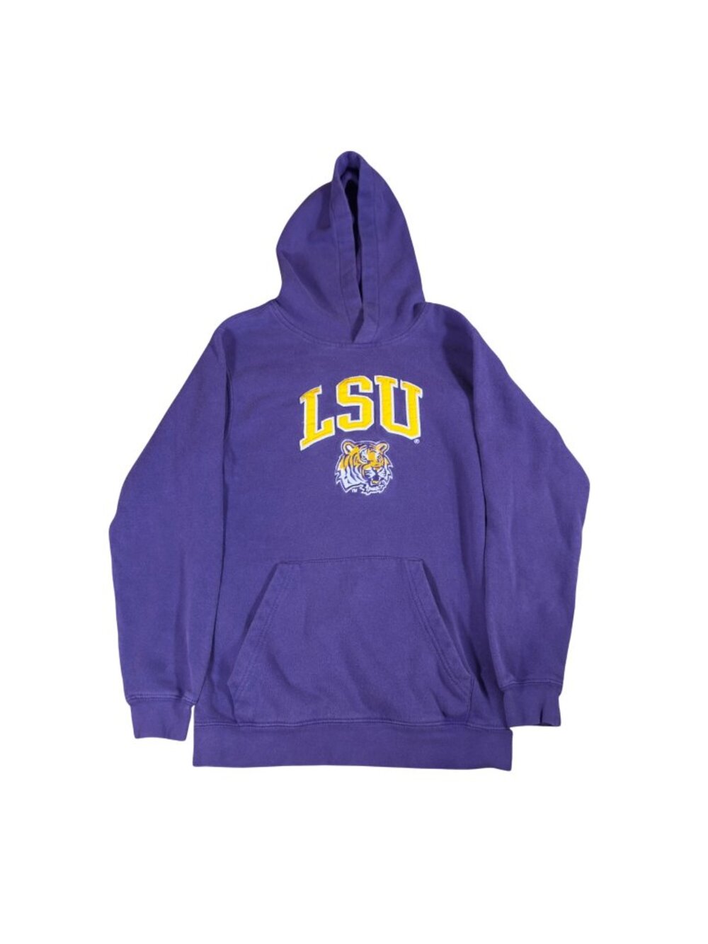 LSU Tigers Women’s Size S Purple Embroidered Hoodie Sweatshirt